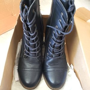 Forever 21 Black Combat Boots